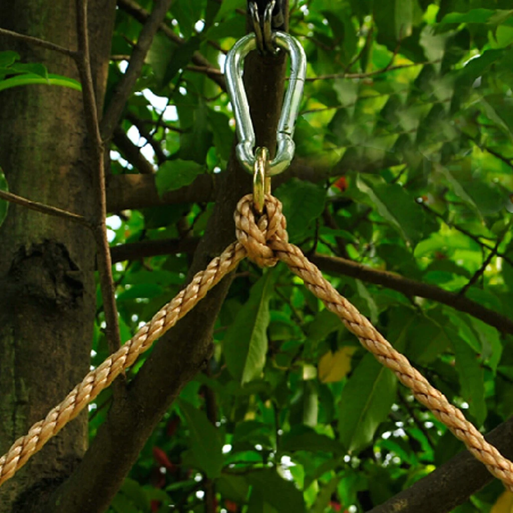 SWING CONVERSION ING STRAP CARABINER SNAP HOOK  SEAT ROPE FROM TREE/BEAM
