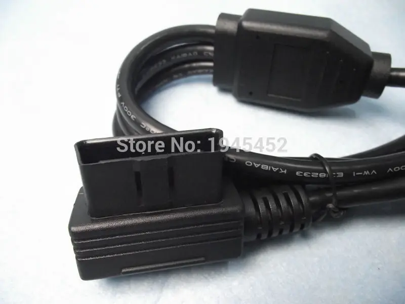 Кабель OBD II 16 Pin 2 сплиттер адаптер Удлинительный кабель папа три Женский Y разъем