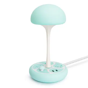 

Creative LED Light Night Light Mushroom Shape Charging Station Energy-saving Lamp For Bedroom Bedside Light USB charging phone