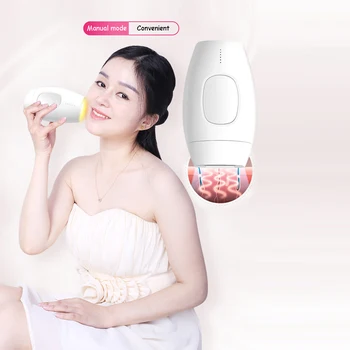 

Mini 600000 Pulse Laser Hair Removal Apparatus Portable Epilator Permanent Whole Body Hair Facial Underarm Beauty Epilator