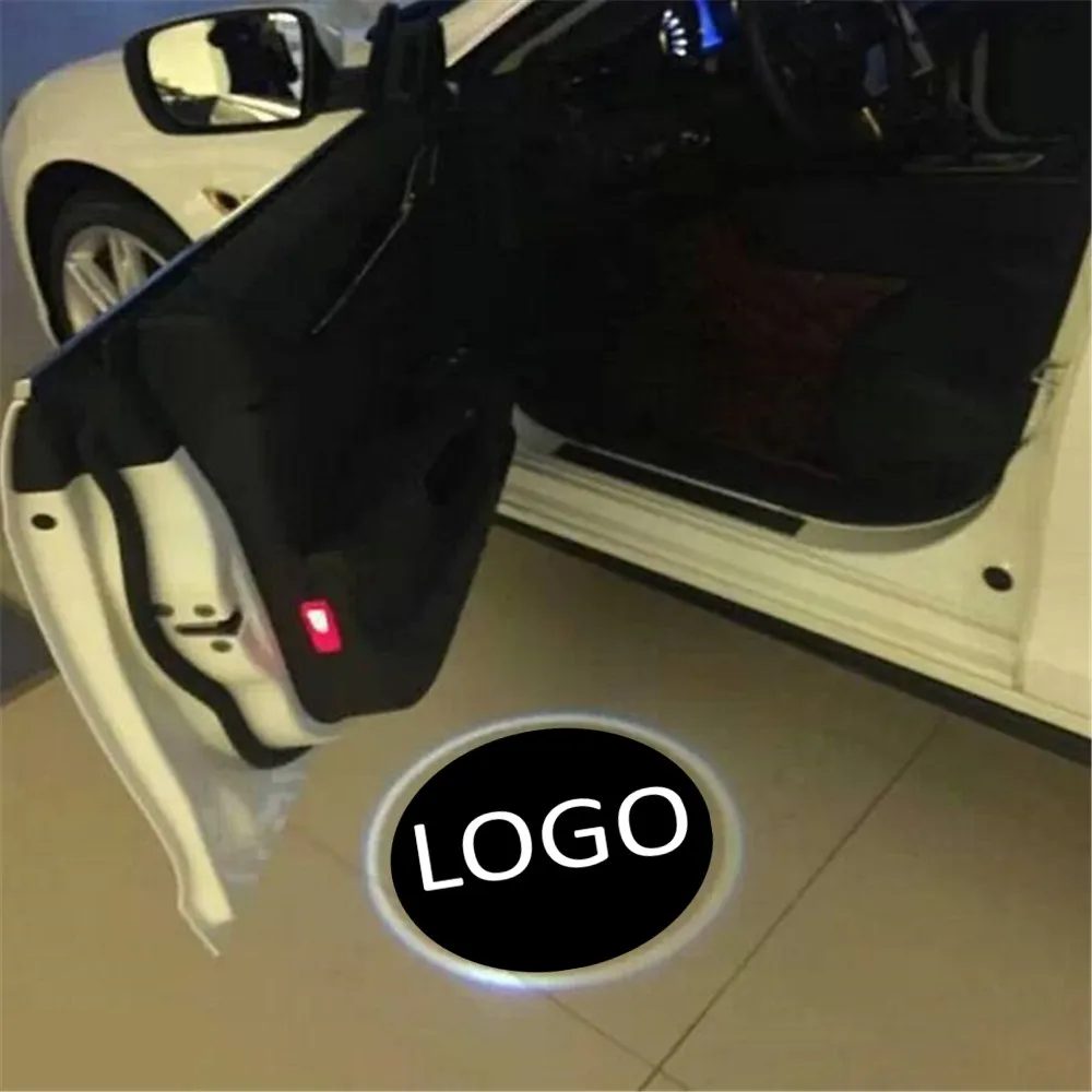 Haoyuehao Автомобильная дверь для Maserti для Fiat для H2 чехол Добро пожаловать в Светодиодный лазер на автомобиль логотип Призрак Тень Лампа логотип проектор