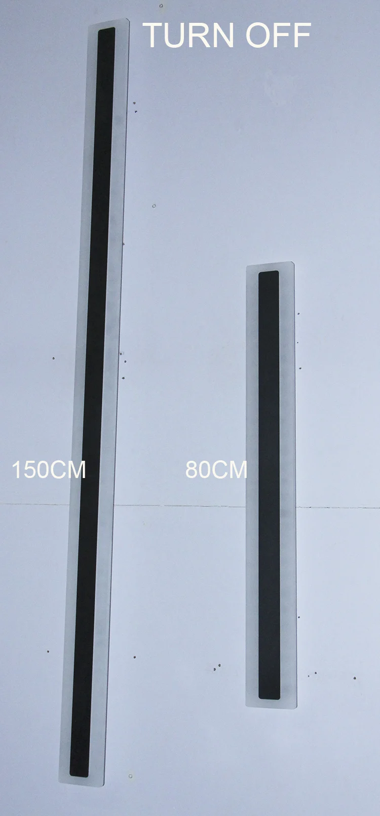 Luminária de Parede Linear à Prova Iluminação para Varanda Casa de Hotel D'água Estilo Minimalista Outoor Led Ip65 17 Luminárias de parede externas