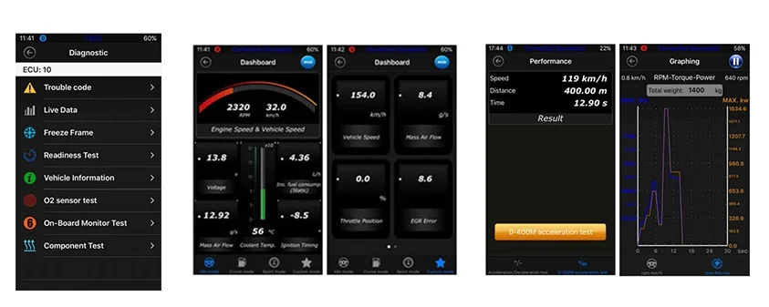 IOBD2 Мини OBD2 сканер EOBD Поддержка Bluetooth 4,0 для iOS и Android для замораживания кадров данных в режиме реального времени DTC и т. д. elm327 функции