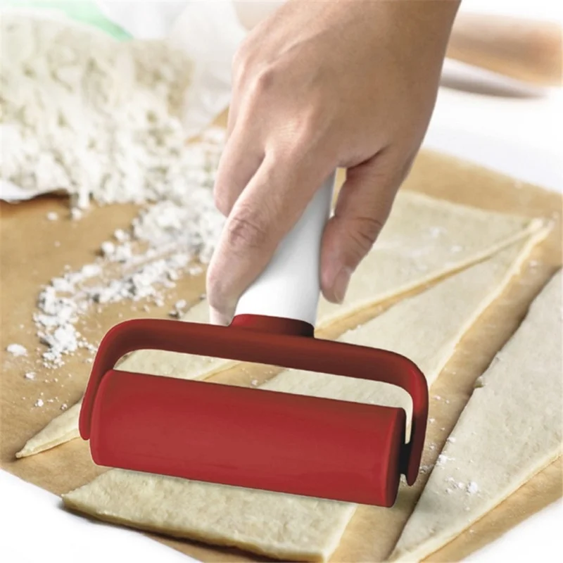 Hand-held Plastic Rolling Pin Non Stick Pastry Fondant Cookie Dough Chapati Pasta Bakery Pizza Roller Baking Kitchen Gadaget