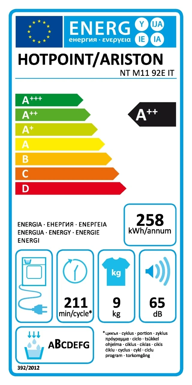 Hotpoint NT M11 92E IT dryer heat pump, 9Kg, ++|Clothes Dryers| - AliExpress