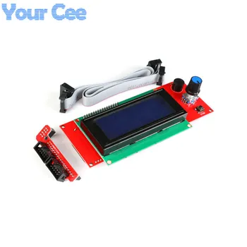 

LCD Display 3D Printer Reprap Smart Controller Ramps 1.4 2004 LCD Control Panel Module with Adapter