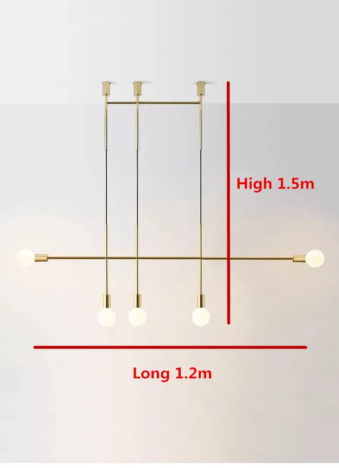 

Nordic Gold Restaurant LED Pendant Lights Creative Living Room Dining Room Clothing store Caffee Shop Lamp Free Shipping