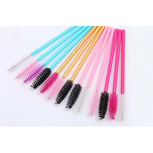 50 шт. кисти для макияжа одноразовая щеточка ресниц тушь палочки аппликатор