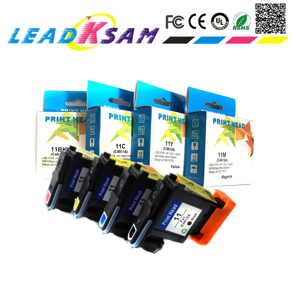 Печатающая головка C4810A C4811A C4812A C4813A печатающая совместима с hp 11 70 100 110 111 120 500 510 500PS