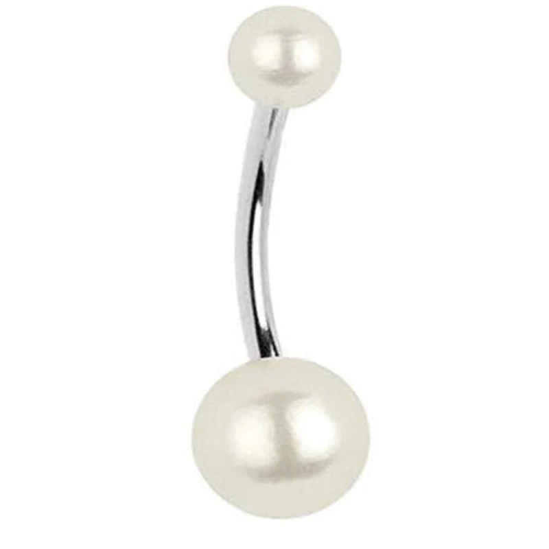 4Pcs/lot Sexy Dangling Navel Belly Button Ring 14G Double Round Cubic Zirconia 316L Surgical Steel Belly Piercing Jewelry piercing jewelry body piercing jewelry body jewelry belly button piercings belly button earrings