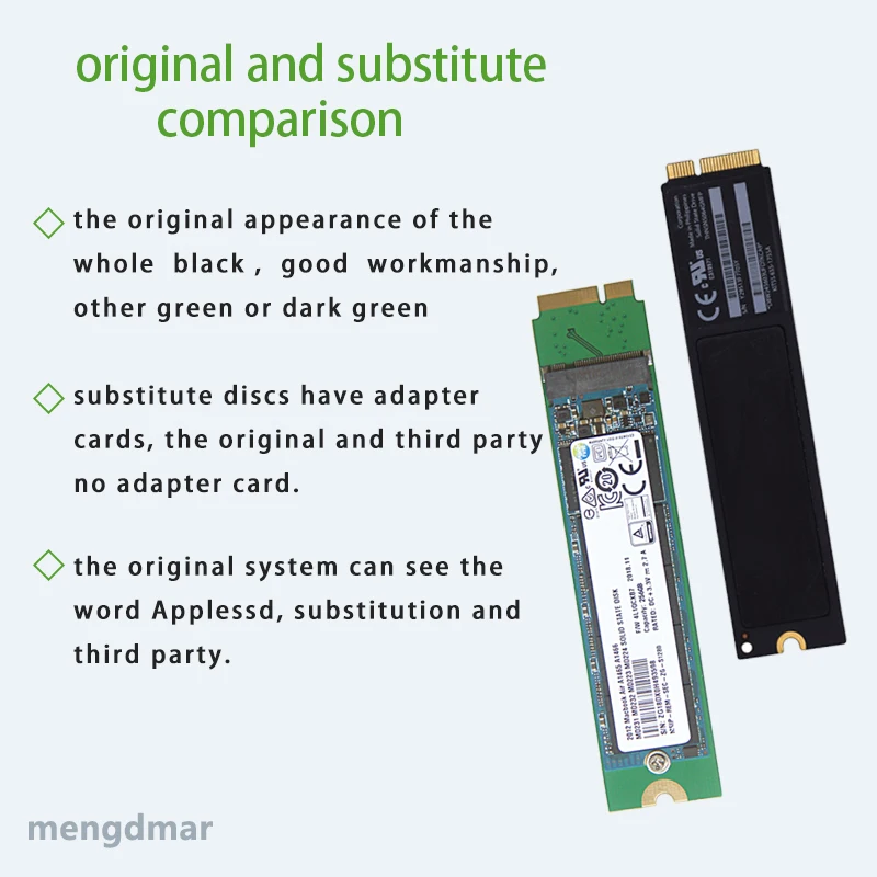 512 ГБ SSD для 2012 Macbook Air A1465 A1466 твердотельный диск Md231 md232 md223 md224 жесткий диск