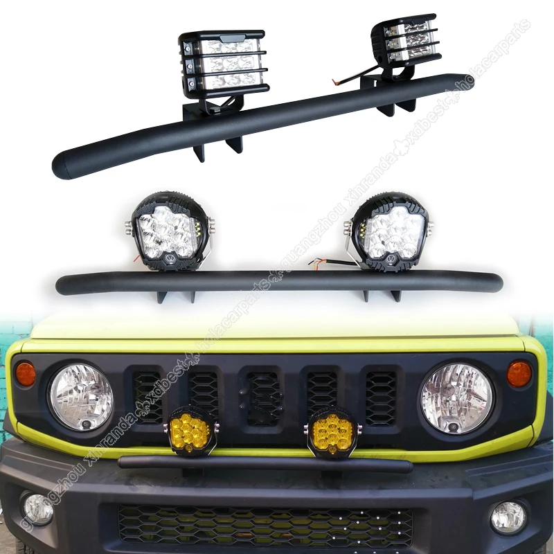 Lampada Da Lavoro Fuoristrada Spot Light Bar Bull Bar Paraurti Paraurti Anteriore Spot Light Bar Per 2019 2020 2021 Jimny Jb74 Jb74W Jb64