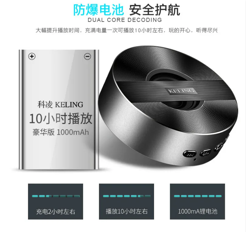 Портативный Bluetooth динамик Corling A5 Bluetooth динамик мобильный телефон беспроводной штекер-в карты Открытый тяжелый сабвуфер