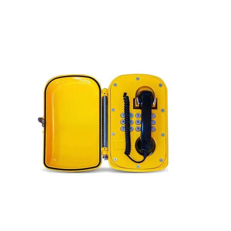Waterproof voip sip phone Industrial communication equipment POE outdoor IP telephone with ATCOM mainboard