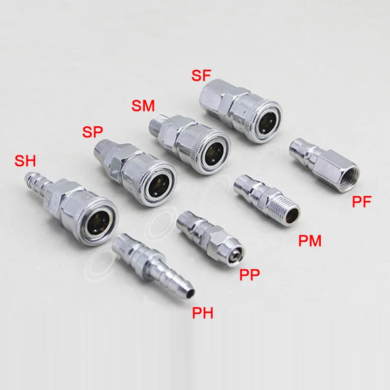 

Pneumatic Connector C Type Quick Coupler SF30/30PF SP30/PP30 /SM40/PM40 Male and Female Head Air Compressor Hose PU Pipe