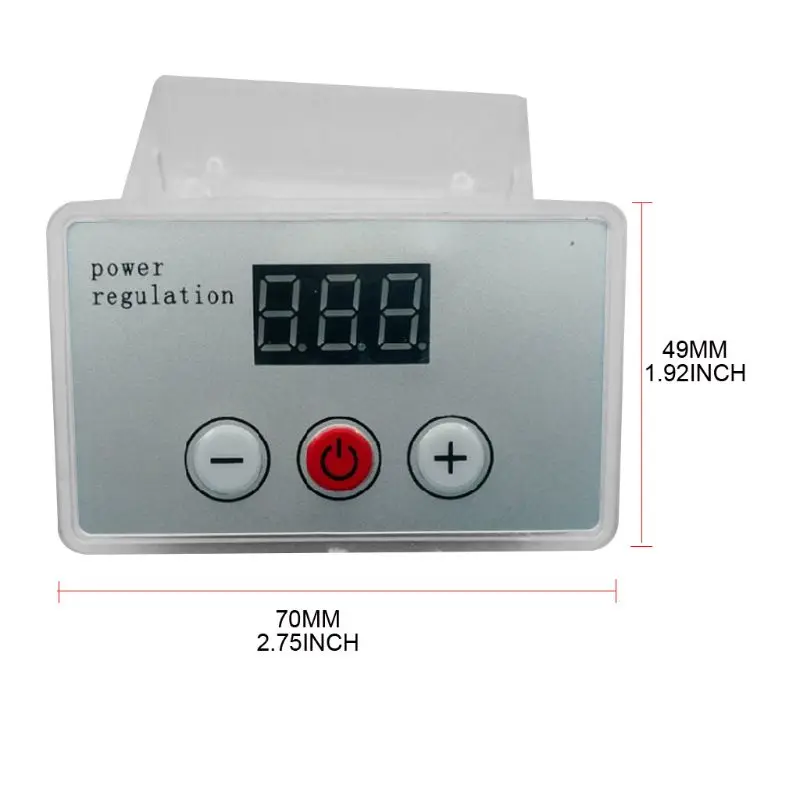 OOTDTY DC 12V 5/10A Motor Speed Controller 0-100% Adjustable Digital Display Slow Start A5YD