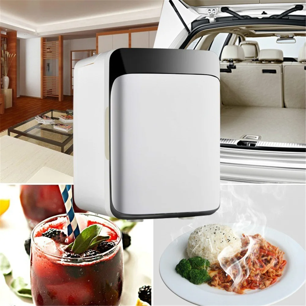 10L Mini Portable Car Fridge Travel Refrigerator Cooler Travel Warmer For Auto Home Office Outdoor Picnic Travel Car Accessories firares mini fridge