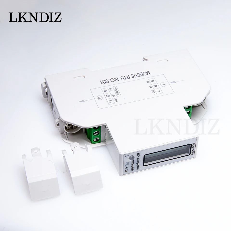 Однофазный измеритель мощности 5(100A) 220 В/230 В Din Rail RS485 Modbus RTU|Измерители энергии| |
