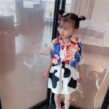 

2020 new arrival baby girls boys painted shirt fashion spring kids girls blouse 1-7t