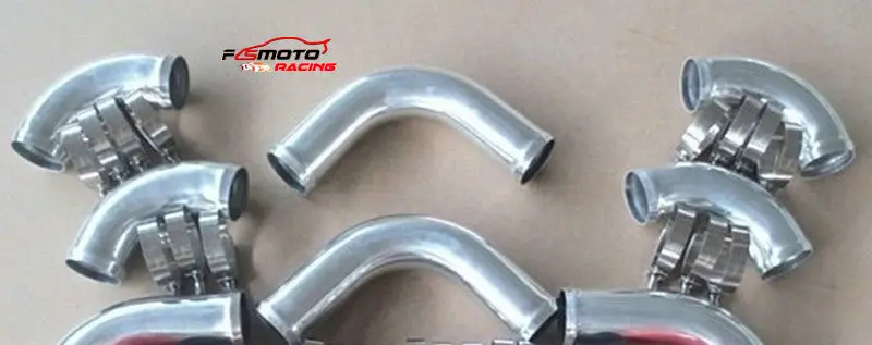 Новые " 76 мм алюминиевые универсальные, для интеркулера Turbo Piping& hose& T-Clamp наборы 12 шт