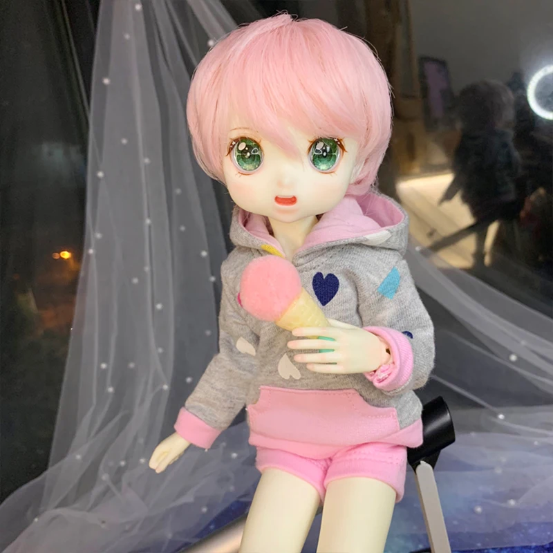Одежда для кукол 1/6 1/4 1/3 BJD одежда толстовки+ Штаны костюмом для 1/6 1/4 1/3 BJD кукла аксессуары свитера для кукл