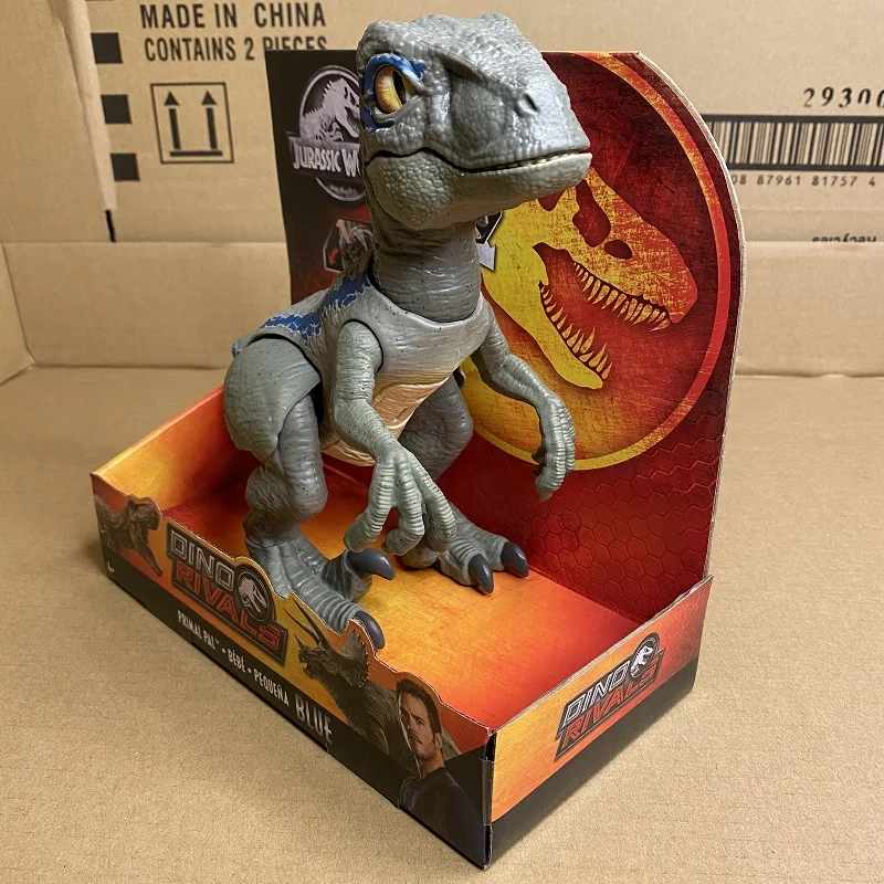NEU & OVP Mattel Jurassic World Velociraptor Blue Maske Soundeffekte 
