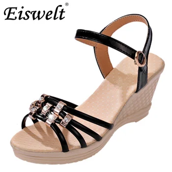 

Eiswelt Fashion Women Sandals Summer Shoes Women Open Toe Sandals#ZJF16
