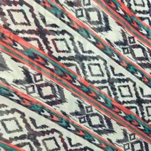 Tecidos африканская ткань Алмазная полоса Печатный шифон S, Япония и богемное платье юбка с задатками высококачественная одежда ткани