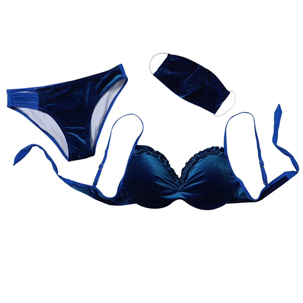 Летняя пляжная одежда женский красный купальник с низкой талией Соблазнительный