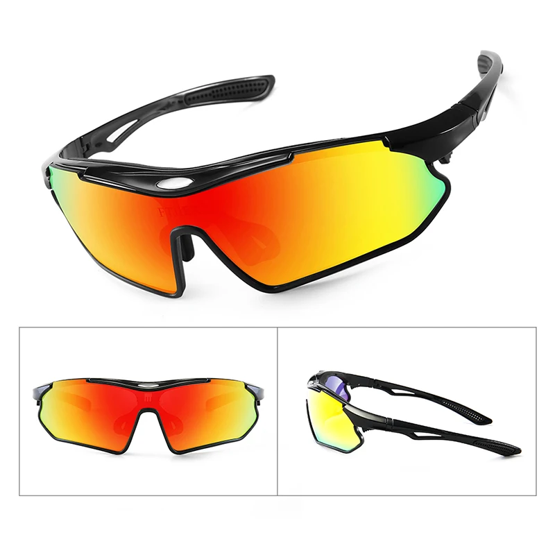 Polarized Sports Sunglasses HiHiLL Cycling Glasses for Women Men 
