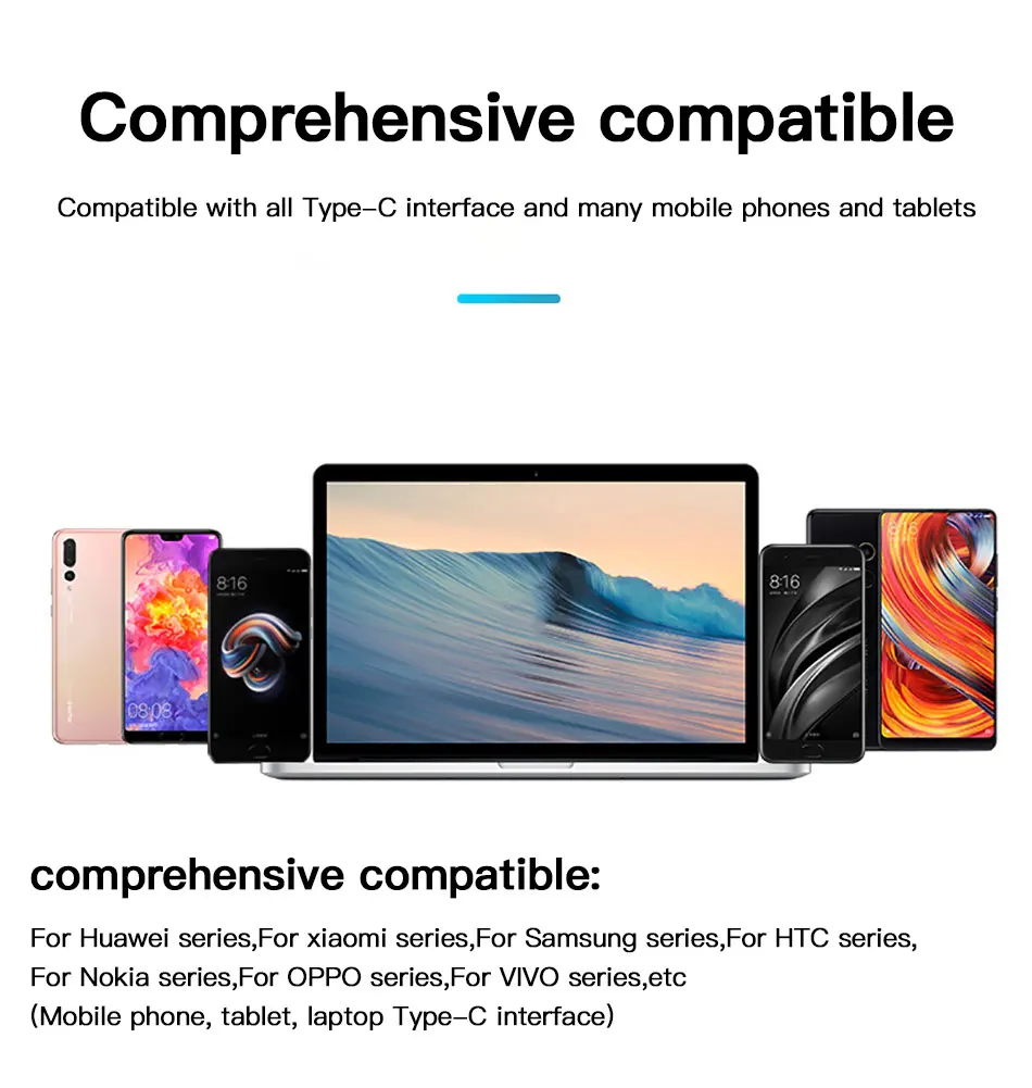 !ACCEZZ Type C In-Ear Earphone Wire Control For Xiaomi Mix 3 Samsung S10 Huawei P30 P20 Phone Support Answer Call Music Earphone With Mic (13)