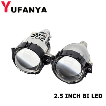 

Bi LED Projector Headlights Lens 2.5 inch hella 5 light High and Low Beam Auto Headlamp Light Retrofit car headlight all in one