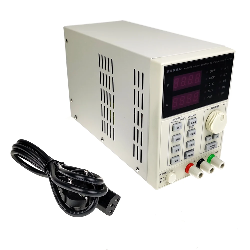 US $90.00 KORAD KA3005D KA3005D CNC singlechannel DC stabilized voltage power supply 4bit display CNC power supply