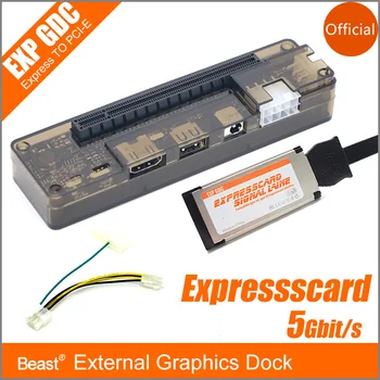 

EXP GDC PCI-E External Laptop Graphics Card Dock Laptop Docking Station for Notebook (Express Card Interface Version)