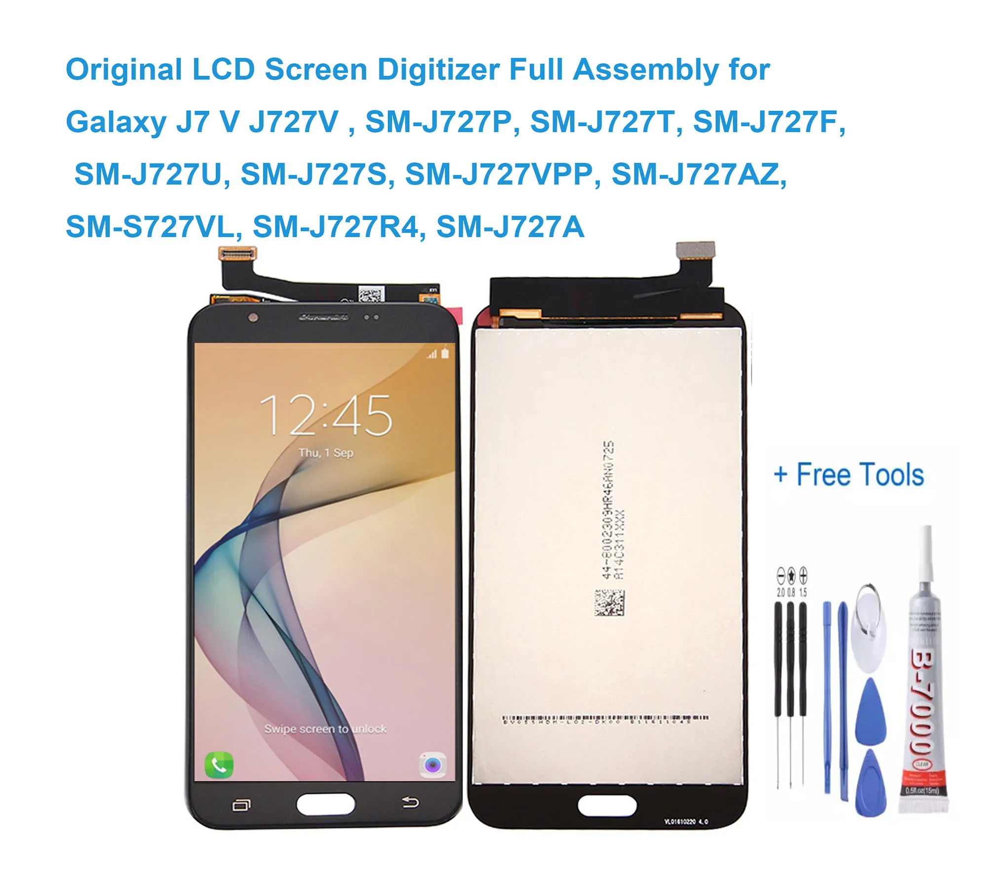 Оригинальный ЖК-экран и дигитайзер в сборе для Galaxy J3 (2017)/J3 (2018)/J7 (2018)/J3 Emerge/J7 V