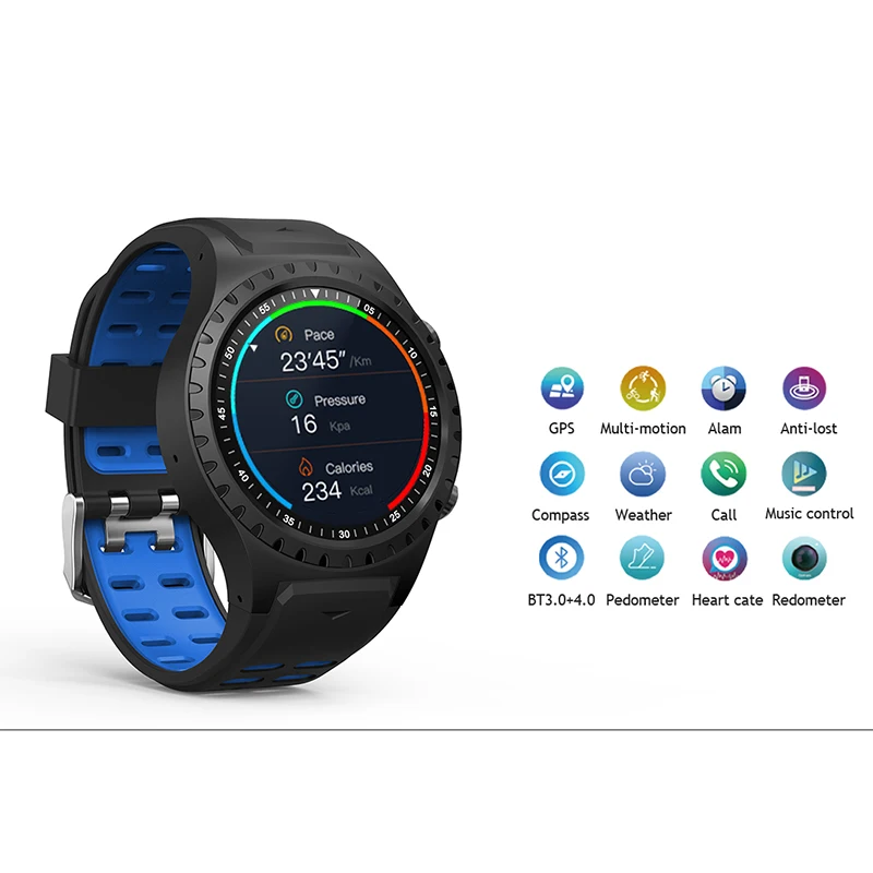 North Edge gps спортивные часы Bluetooth Вызов мульти-спортивный режим компас высота открытый бег музыка Смарт часы пульс