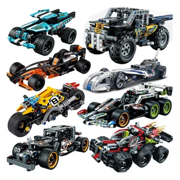 

Decool Pull Back Technic Car Racer MOC Truck DIY building blocks kids toys for children bricks supercar christmas