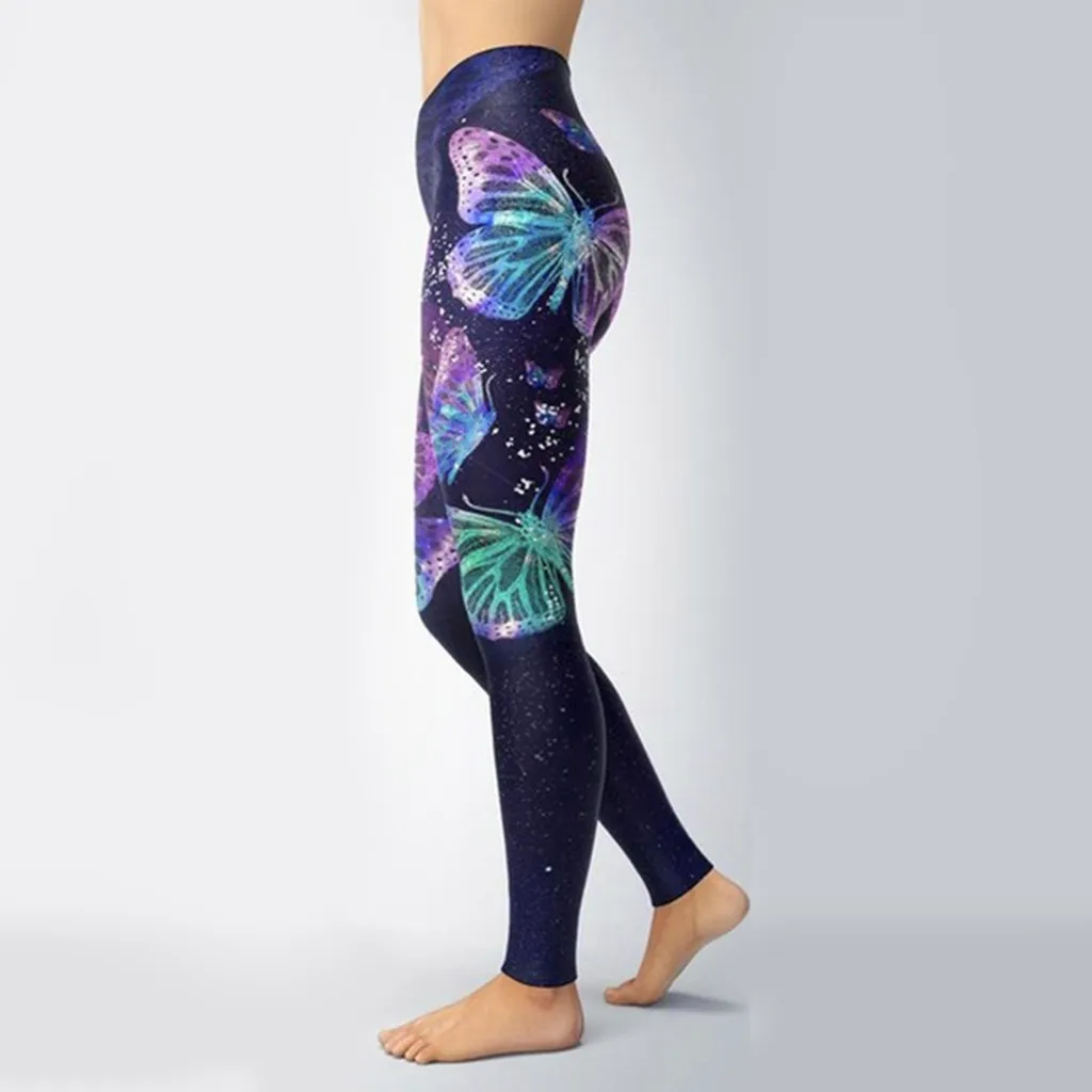 Женские брюки; pantalon femme; брюки с высокой талией с принтом бабочки; повседневные женские брюки с высокой талией; pantalones de mujer