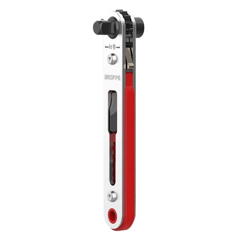 

Mini Magnetic Screwdriver Ratchet Wrench Right Angle 1/4\" Hex for Narrow Space