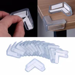 Protection de sécurité en PVC Transparent pour bébé, 4 pièces/ensemble, couvercle de Protection pour coin de Table, meubles, bord anti collision pour enfants 