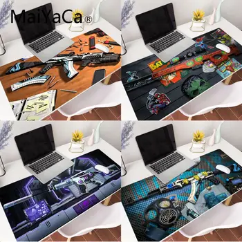 

MaiYaCa CS GO AK47 M4A1 AWP Gun Rubber Pad to Mouse Game Gaming Mouse Pad Large Deak Mat 900x400mm for overwatch/cs go