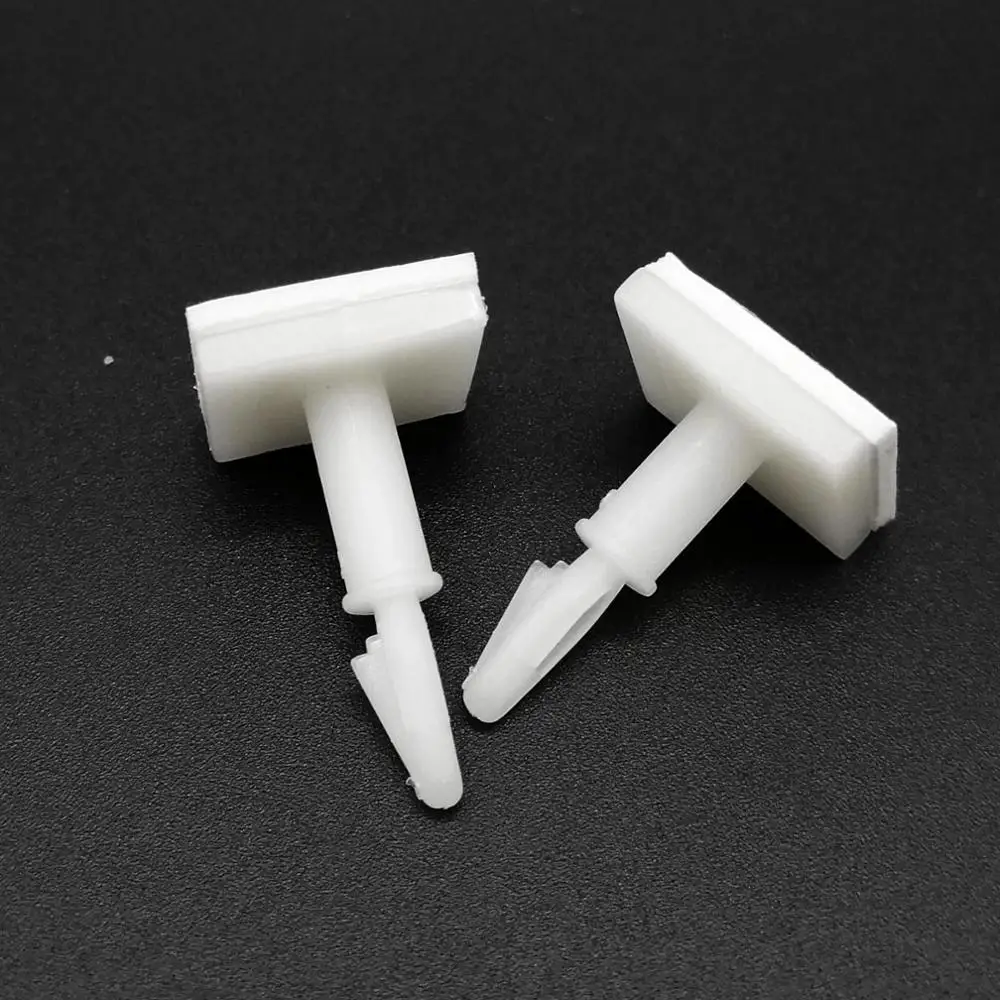 Rivets and Fasteners 50pc Nylon Plastic Standoff Spacer Bolt Stick Adhesive Glue Insert Lock Clip Fixed Support PCB Circuit Board 3mm Hole