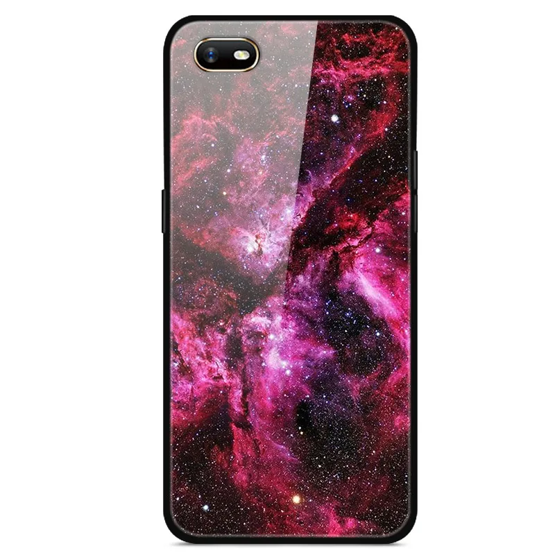 5 Для OPPO Realme C2 чехол закаленного стекла задняя жесткий чехол для OPPO A1K CPH1923 A 1 K A1 K OPPOA1K чехол Capas RealmeC2 силиконовый бампер - Цвет: 5