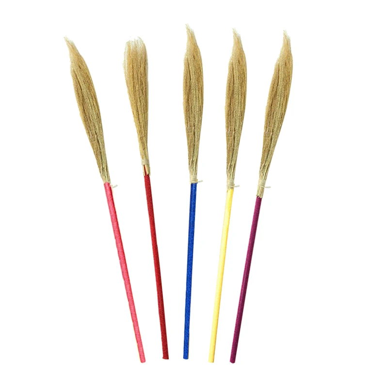 Funny Witch Broom Fantasy Witch Broom Witch Accessory Creeping Weed Broom For Home Children Adults Halloween Costume Party - Цвет: 1PC random color