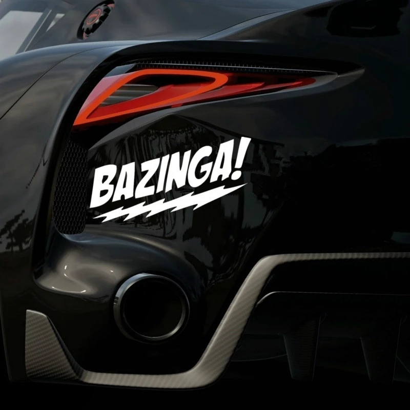 BAZINGA Funny Drift JDM Truck Car window Bumper BAZINGA Car & Truck