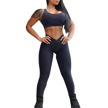 

Women Hight Waist Fitness Leggings Running Stretch Sports Pants Trouser#25