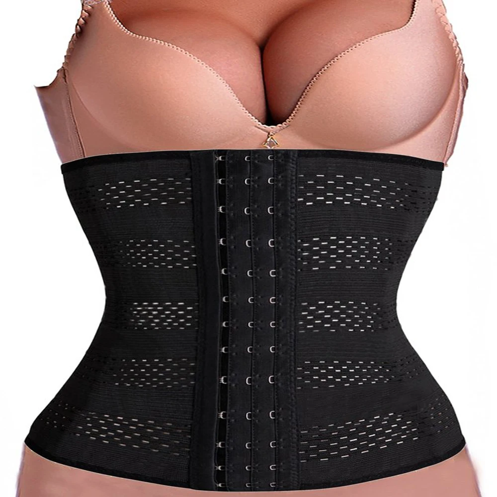 

Hollow Tibial Belt 2019 New Body-sculpting Hollow-out Round-hole Breathable Rubber Corset Post-natal Tummy Tucking Exercise Belt