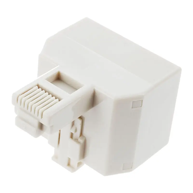 Промо-акция! RJ45 2 штекер «Мама-папа» сетевой кабель адаптер