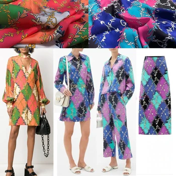 

G Brand Logo printed Polyester Shirt Fashion Fabric Cloth for Dress Have clear Pictures ultra-low wholesale price