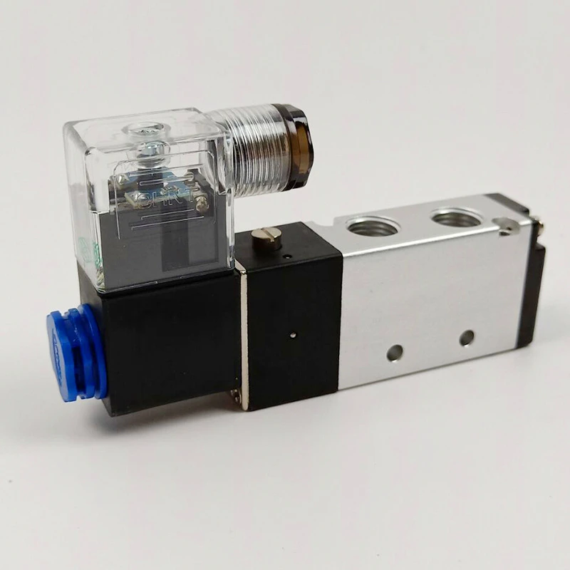 CHNT V�lvula Solenoide de 5 puertos Original CHNT neum�tica N4v210-08 2 posiciones 24 V 220 V N4V210-08